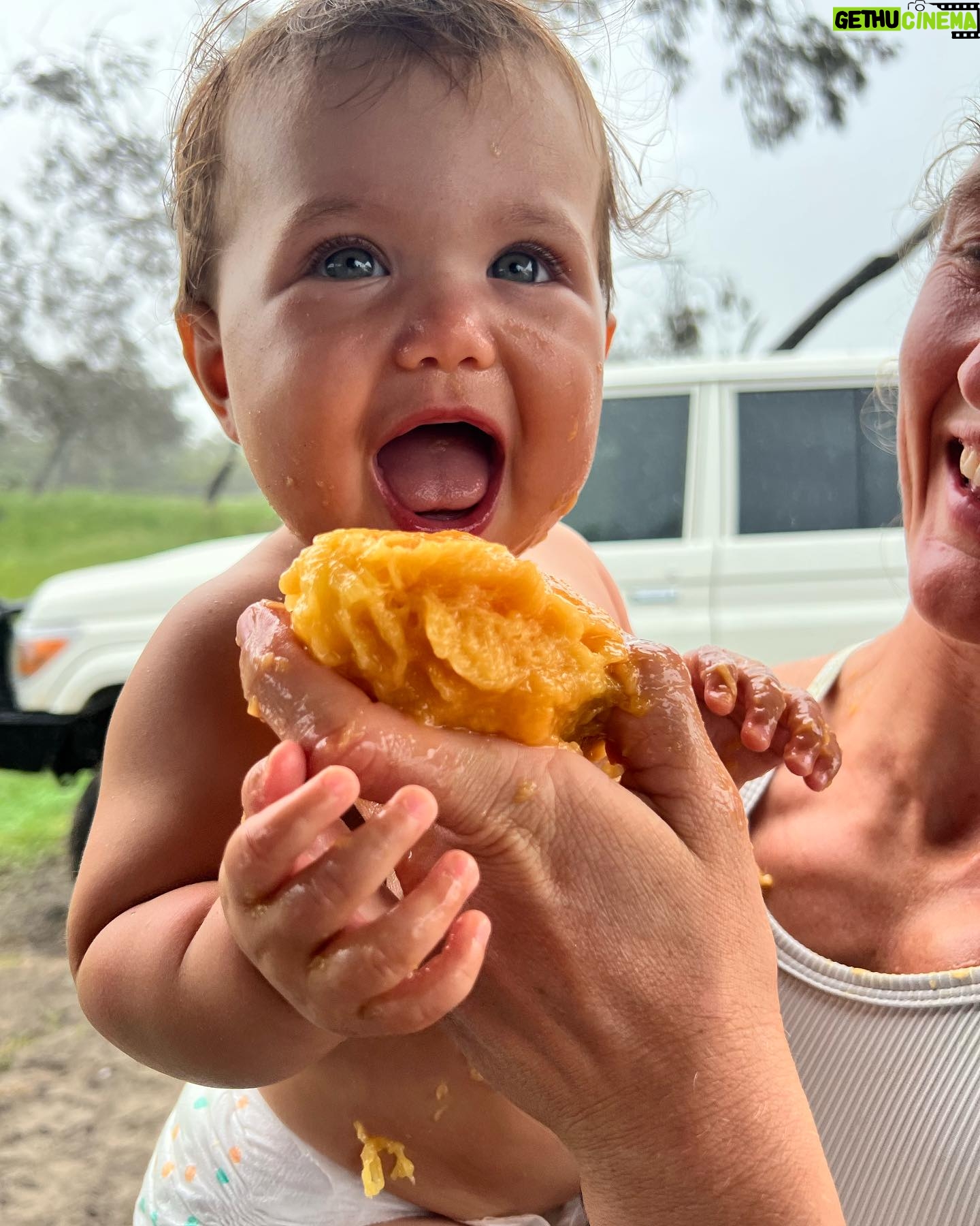 Tia-Clair Toomey - 35.8K Likes - I think it’s safe to say, Willow loves mangoes! 🤣