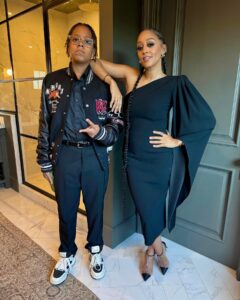 Tia Mowry Instagram - We clean up nicely ✨ Hair: @quitakellystyles MUA: @antonmakeup Style: @judystylexo