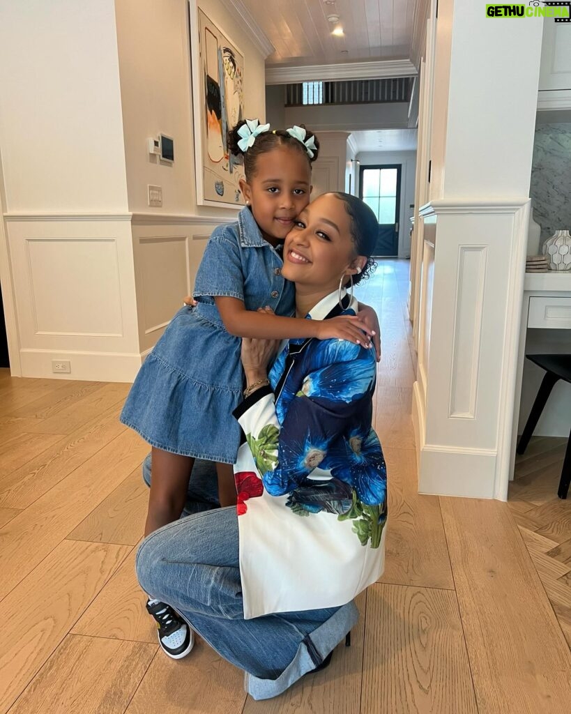Tia Mowry Instagram - Cairo and I had a blast over the weekend at The Bluey Movie premiere 💙 Parents, I know you agree with me when I say Bluey is just as entertaining for us as it is for them 😂