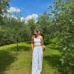 Tiera Skovbye Instagram – How long until I spill 🍷 or 🍝 on my white outfit?