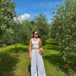 Tiera Skovbye Instagram – How long until I spill 🍷 or 🍝 on my white outfit?
