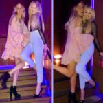 Tiffany Trump Instagram - Finally reunited with my best @karenshiboleth 🖤 (definitely worth the trip to London to see my girl!) 🇬🇧
