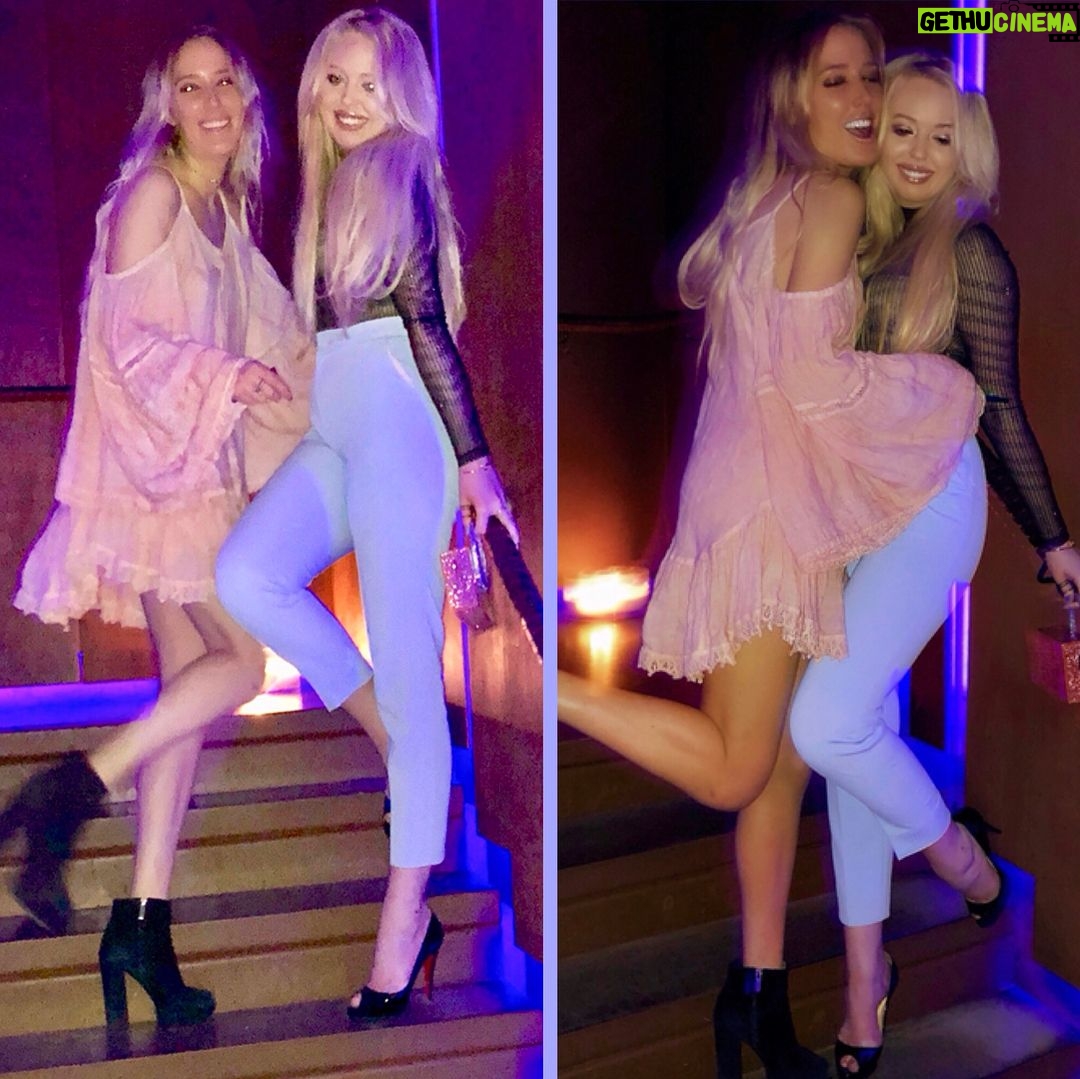 Tiffany Trump Instagram - Finally reunited with my best @karenshiboleth 🖤 (definitely worth the trip to London to see my girl!) 🇬🇧