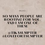 Tika Sumpter Instagram - We talk about haters so much in this world, not enough focus is placed on the cheerleaders. I truly get joy out of seeing people win in all things. You got this. @lovefortsumpter #love