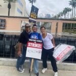 Tika Sumpter Instagram - Grateful I could support some of my favorites in the industry and friends today. Some of your must watch shows were written and directed by these greats. They have so much more to give and happily…but they also have to be treated fairly. SomeONE said today, “Every studio executive wants a “Succession” but not everyone wants to do what it takes to get it.” Love yall! @brittisascorpio @thembibanks @angelanissel @spencatayla @wga @sagaftra #solidarity
