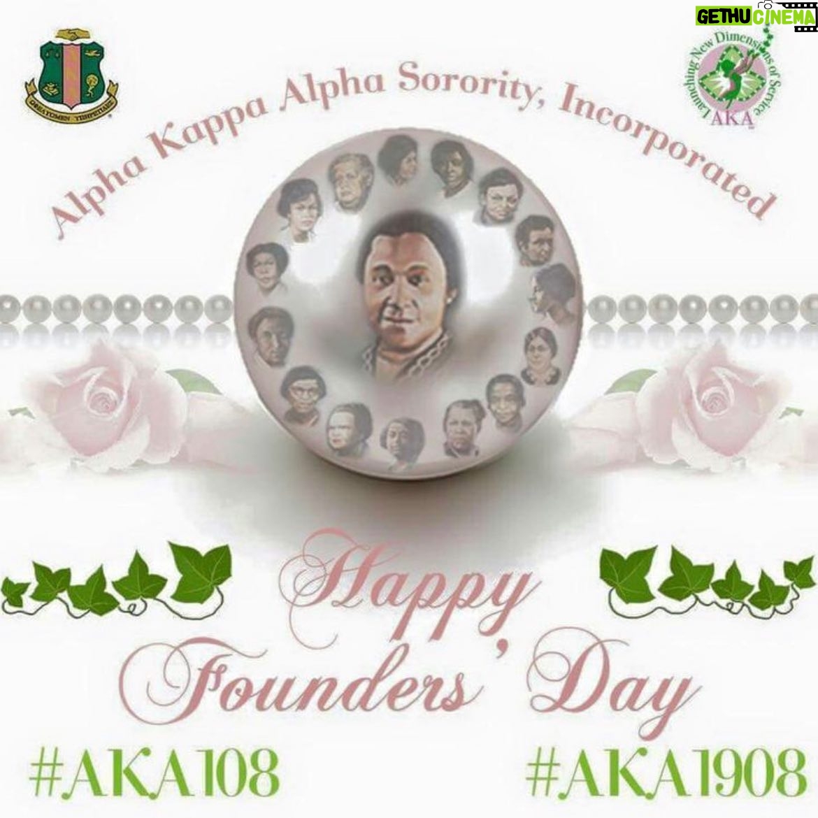 Tika Sumpter Instagram - Happy Founder’s Day sisters!!!! #aka1908