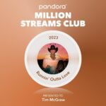 Tim McGraw Instagram - Thanx @pandora for 1 million first week streams!! Blown away by the love on this song…. Listen to “Runnin’ Outta Love” now on Today’s Country