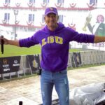 Tim McGraw Instagram - Love @caitlinclark22 but gotta go with my @lsuwbkb tonight! #GeauxTigers #MarchMadness