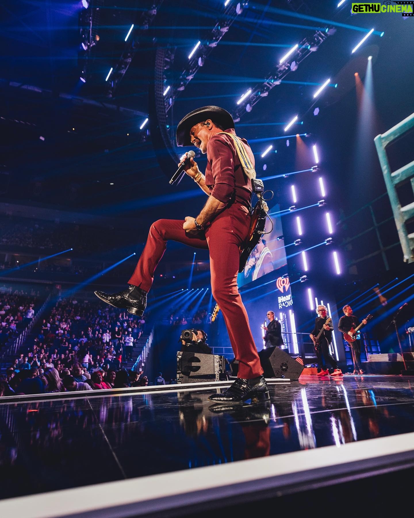 Tim McGraw Instagram - What a night… Thanx @iHeartRadio!! #iHeartFestival2023