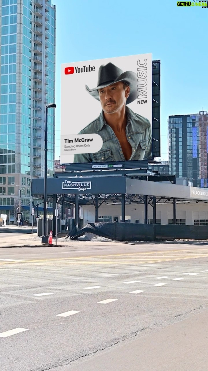 Tim McGraw Instagram - Thanx @youtubemusic for the love in Nashville and beyond! Check out all the new lyric videos on @youtube