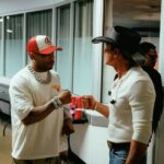 Tim McGraw Instagram - Gonna replay this moment over and over again…. Thanx @nelly for the big surprise in STL last night!!