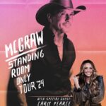Tim McGraw Instagram - Announcing the Standing Room Only Tour 2024 with special guest @carlypearce! Tickets on sale next Friday, Aug. 4th at 10am local time. Go to timmcgraw.com to sign up for notifications! Can't wait to see you out there....