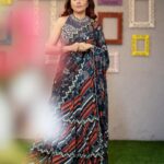 Tina Datta Instagram – A symphony of elegance and tradition adorned with the delicate grace of a gajra, narrated tales of timeless beauty under the starlit sky! 
.
.
#lookbook #stylefile #fyp #tinadatta