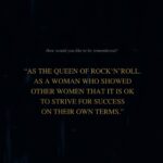 Tina Turner Instagram - In her final interview, when asked how she’d like to be remembered, Tina said ‘As the Queen of Rock ‘n’ Roll. As a woman who showed other women that it is ok to strive for success on their terms.” We miss you, Queen of Rock ‘n’ Roll ❤️