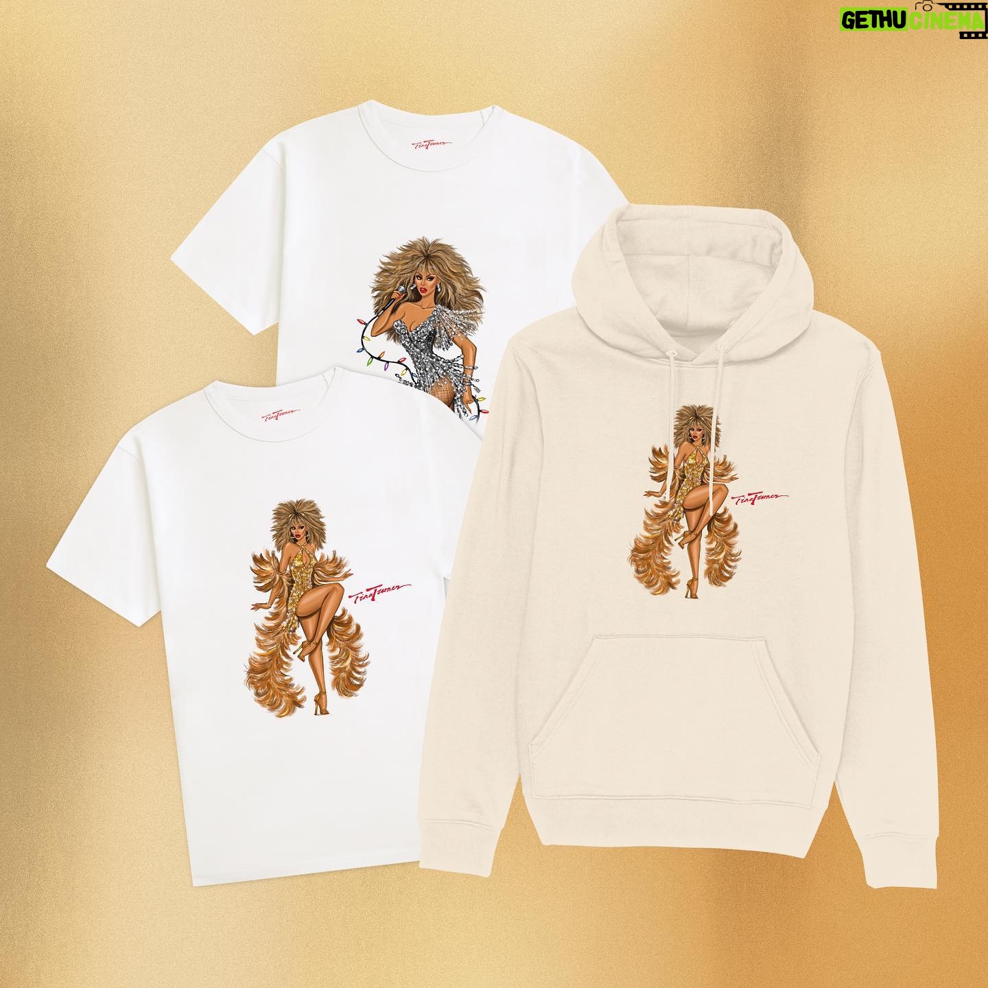 Tina Turner Instagram - Introducing the exclusive TT x HW collaboration Tina always loved and supported young artists and encouraged them to break barriers, challenge expectations and celebrate their unique voices. Tina’s legacy continues to live on and will forever resonate, reminding us all to never give up on our dreams. With this, we are excited to bring to you a collaboration between Tina Turner and Designer Hayden Williams. A few words from the designer himself… How it began… I created a fashion illustration of Tina for her 83rd Birthday in 2022, as I wanted to honour her whilst she was still with us. It’s important to honour the legends & give them their flowers when they are here. I then saw that Tina & her team had reached out to me, & expressed wanting to discuss a collaboration. Tina’s team showed her my illustrations, which she loved, and gave her blessing for this official partnership. I feel incredibly honoured that this legendary & inspirational woman, who accomplished so much throughout her career, was able to see my work & wanted to collaborate with me. Thank you Tina!! This is a celebration of you!! Tina Turner!! The legend that is & forever will be the Queen of Rock ‘N’ Roll! I am so honoured to partner with BMG on a project with Tina Turner, that we started working on before her passing. A collection of official merchandise with fashion illustrations of Tina, created by me. Taking inspiration from iconic looks & outfits that Tina has worn in addition to my own designs inspired by her style, particularly the 80s era. Available now on thetinaturner.com