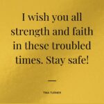 Tina Turner Instagram - Dear fans, these days we are all confronted with worrying news every day. Stand together, stay strong – and please, stay home! Be considerate of those who are more vulnerable than you. And I want to say thank you to all the wonderful helpers – especially the doctors and nurses working overtime. In some people, crises like this can bring out the very best in us. Who are you thankful to?