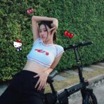 Tipnaree Weerawatnodom Instagram - ꙳ ⋆ ⸝⸝ εїз 🚲˚ꕀ .* ˚◞✿ . . @monowheel.bike #monowheelth #DYU