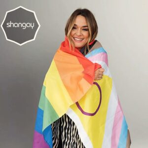 Toñi Moreno Instagram - Gracias @shangaycom por tratarme con tanto respeto. https://shangay.com/2024/01/24/toni-moreno-bandera-lgtbiq-del-anuario-de-shangay-por-mi-hija-lola-tengo-el-compromiso-de-ser-mas-activista-que-nunca/