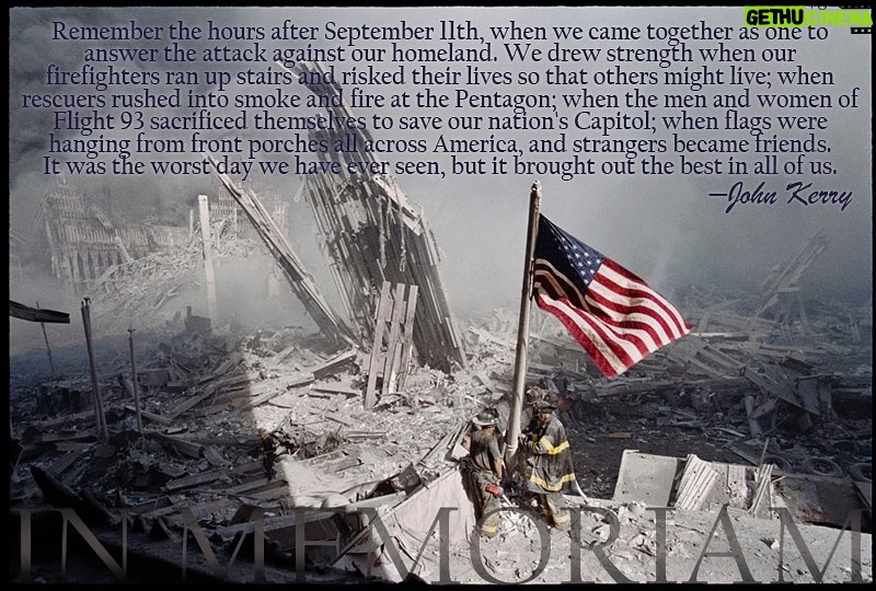 Todd Chrisley Instagram - I wish it didn’t take unspeakable tragedy to bring out the best in people. I will never forget September 11th, 2001. My heart is with all of those who lost a loved one that day.