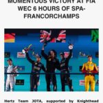Tom Brady Instagram - In the middle of a great weekend of sports and competition I wanted to give a shoutout to @jota_sport @hertzracinggold and my friend @tomwagnerofficial on the WEC win in Spa today. Last year at this same race we had a difficult weekend, and went on to endure a a season full of challenges, often without a clear direction to turn. But everyone kept their head down, knowing we had the right people and partners, and today they’re standing on top of the podium. It’s a testament to what persistence and hard work can do for ANY team, and it’s only the beginning of what our group is going to accomplish on the track, pitch, and beyond. LFG!!!!