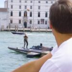 Tom Brady Instagram - When in Venice, we just had to! Still got it 🏈 #TeamBrady #Venice #E1Series #TB12