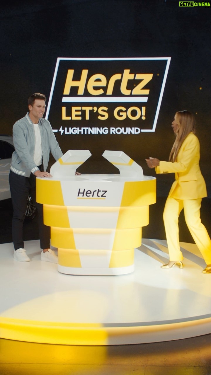 Tom Brady Instagram - Did you guess right? As a Hertz Gold Plus Rewards member, you get to skip the line at select locations, pick any car, and earn points towards future rentals. Sign up today and start enjoying the benefits of fast, easy, and rewarding travel. #Hertz #HertzLetsGo @yvonneorji