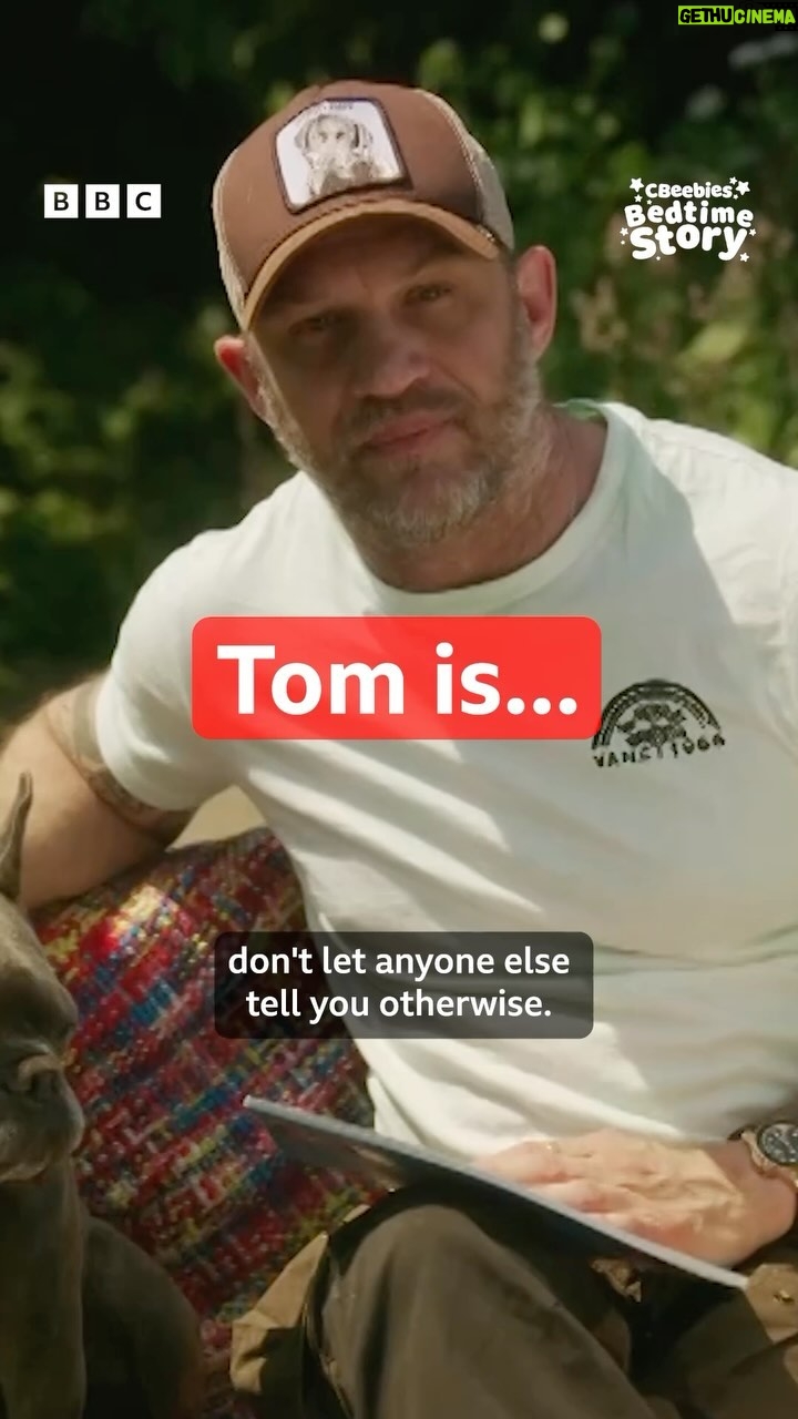 Tom Hardy Instagram - This is not a drill, Tom Hardy IS back with another Bedtime Story! Tom reads ‘I am a Tiger’ by #KarlNewson and illustrated by #RossCollins. Watch now on #iPlayer. #CBeebies #CBeebiesBedtimeStories #TomHardy @karl_newson #BedtimeRoutine #BooksForChildren #BooksOfInsta #ParentsOfInstagram