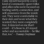 Tommy Dorfman Instagram - Introducing Affirmed, ELLE’s series guest edited by actor and writer @tommy.dorfman that explores gender-affirming care in all its many forms. For Dorfman, who publicly came out as transgender in 2021, affirmation comes from collaborating with other trans artists, like model @memphy, whom she photographed for ELLE. For others featured in Affirmed, like burlesque dancer @jakedupree and comedian @alokvmenon, performing on stage is their safe space. At the link in bio, you’ll find more stories, including an in-depth conversation between #SexEducation’s Dua Saleh (@doitlikedua) and #Yellowjackets’ @liv.hewson about being nonbinary in Hollywood. Plus a deep-dive into the growing number of families fleeing their home states in order to obtain life-saving medical care for their trans children. Access to gender affirmation—of all kinds—is essential, and as Dorfman says, “We can all be part of the road that lies ahead.”