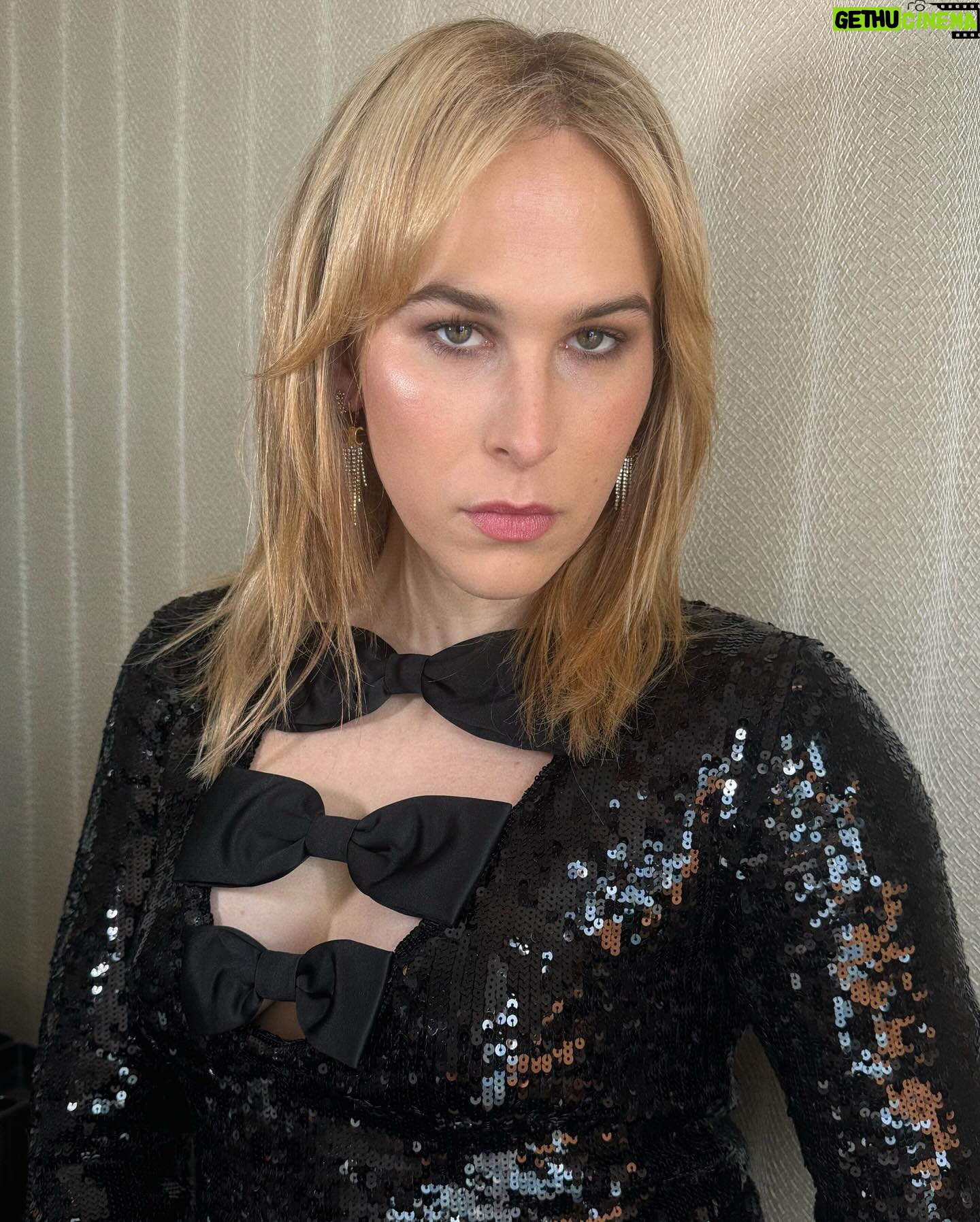 Tommy Dorfman Instagram - had the best time premiering @iwyatbmovie at @sxsw 🩵 @celine styled by @britt.theodora