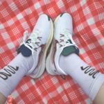 Tommy Dorfman Instagram - how high? @skyhighfarmuniverse !! ☁️🍓🌙🍀 cc @nike @daphneseybold @jlynneb_ #teamnike
