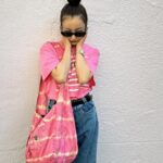 Tomomi Itano Instagram - 🩷🖤🩷🖤 どれすき？ #tops @patou #bottom @rosyluce #sneaker @celine #sunglasses @gentlemonster #bag @chromeheartsofficial @rolex 🎀🧁‎💭🛼🩷🕶⸒⋆͛*͛ #Fashion #ootd #154cm #友Style