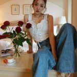 Tomomi Itano Instagram - なんまいめ？👖 denimすき☺︎ @rosyluce #Rosyluce #sscollection #newlook