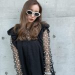 Tomomi Itano Instagram – Maison Margiela✖️ GENTLE MONSTER

なんまいめ？🐈‍⬛🕶️🖤

@gentlemonster 

#Fashion #ootd #154cm #友Style