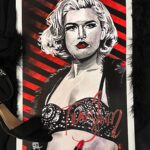 Toni Rossall Instagram - Sold out in 5 Minutes! The Masterpiece you have wished for! Mister @robschamberger & “Timeless” @tonistorm_ Present to you this Marvelous Art Print signed by the AEW Women’s Champion herself 👠 #pwtees #prowrestlingtees #aew #tonistorm #artprint #robschamberger #aewdynamite #wrestlingmemorabilia