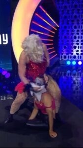 Toni Rossall Instagram - AEW Women’s World Champion @tonistorm_ is wiping the face paint off of @thunderrosa22! Watch #AEWDynamite LIVE on TBS!