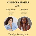 Torrey DeVitto Instagram - Hope you all can join my chat tomorrow with @zuriadele ! Zuri’s lens and artistry are underscored by spirituality, intersectionality, and her commitments to inclusion and wellness. Her own personal brand of activism addresses the imbalance in marginalized communities with access to wellness. After embarking upon her yoga practice, she became a certified Yoga instructor and pioneered the Be Accessible Scholarship at Modo Yoga International, with the intention of making wellness more accessible to people of acknowledged African descent. She has been practicing meditation since early adulthood and journaling since childhood. Crystal healing has a sacred place in both her home and work spaces, and is a part of her grounding practice.  Excited to talk about all this and more. Join us live tomorrow at 3 pm EST 💛