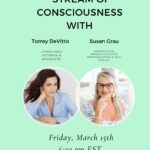 Torrey DeVitto Instagram - Another exciting chat coming up! Join @susangrauofficial and myself on IGlive tomorrow, Friday March 15th at 6:30 pm. Susan Grau is an internationally celebrated celebrity intuitive medium, author, soul healer, and speaker. In addition to working as a professional medium and life path intuitive, Susan’s diverse range of certifications include: Reiki Master, Sai Maa Diksha Practitioner, Karuna Practitioner, and Certified CADC II - Addiction Specialist. Additionally, she is a licensed hypnotherapist specializing in past life regression, a respected professional teacher of the metaphysical arts and an honorary member of the Healing Touch Professional Association (HTPA). Susan specializes in grief therapy, guiding people to healing and recovery. Can’t wait for this convo! Hope to see you all there 🤍