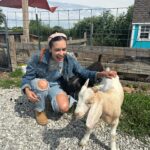 Torrey DeVitto Instagram - My new babies have made it home! ❤️ Say hello to Pip and Squeak, my new rescue goats. They are the sweetest little loves who are so personable and social! I couldn’t be more excited to add them to my ever-growing farm family. I also could not be more excited about where I rescued them from. @oinkingacresfarm is such a gorgeous sanctuary for farm animals. They focus on taking in and caring for any surrendered or found animals in the area. They are extremely diligent in the adoption process, making sure their animals go to safe, loving homes! It was so cool getting to go there and meet the founder of the sanctuary, Olivia, and her incredible staff and volunteers! (Olivia started this sanctuary when she was just 16! 😱) Animal rescue isn’t just for in-house pets, it’s for all animals! Always remember to #adoptdontshop when looking for your own newest family members. If you’re in the area, check out @oinkingacresfarm and give them a visit! You can also check out their website to see all the incredible work they are doing ! 😘 (No, I didn’t get the pig that’s pictured here … yet…. 🤔 😂😍)