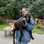 Torrey DeVitto Instagram - My new babies have made it home! ❤️ Say hello to Pip and Squeak, my new rescue goats. They are the sweetest little loves who are so personable and social! I couldn’t be more excited to add them to my ever-growing farm family. I also could not be more excited about where I rescued them from. @oinkingacresfarm is such a gorgeous sanctuary for farm animals. They focus on taking in and caring for any surrendered or found animals in the area. They are extremely diligent in the adoption process, making sure their animals go to safe, loving homes! It was so cool getting to go there and meet the founder of the sanctuary, Olivia, and her incredible staff and volunteers! (Olivia started this sanctuary when she was just 16! 😱) Animal rescue isn’t just for in-house pets, it’s for all animals! Always remember to #adoptdontshop when looking for your own newest family members. If you’re in the area, check out @oinkingacresfarm and give them a visit! You can also check out their website to see all the incredible work they are doing ! 😘 (No, I didn’t get the pig that’s pictured here … yet…. 🤔 😂😍)