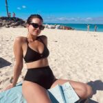 Torrey DeVitto Instagram - Ditched the puffer for a bathing suit to bring in the New Year this year. If this is any indication of how the rest of 2024 is going to go, I’m in! Wishing you all a Happy New Year filled with love, growth and expansion. 🤍🤍🤍 #virginvoyages @virginvoyages