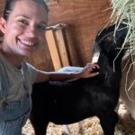 Torrey DeVitto Instagram - My new babies have made it home! ❤️ Say hello to Pip and Squeak, my new rescue goats. They are the sweetest little loves who are so personable and social! I couldn’t be more excited to add them to my ever-growing farm family. I also could not be more excited about where I rescued them from. @oinkingacresfarm is such a gorgeous sanctuary for farm animals. They focus on taking in and caring for any surrendered or found animals in the area. They are extremely diligent in the adoption process, making sure their animals go to safe, loving homes! It was so cool getting to go there and meet the founder of the sanctuary, Olivia, and her incredible staff and volunteers! (Olivia started this sanctuary when she was just 16! 😱) Animal rescue isn’t just for in-house pets, it’s for all animals! Always remember to #adoptdontshop when looking for your own newest family members. If you’re in the area, check out @oinkingacresfarm and give them a visit! You can also check out their website to see all the incredible work they are doing ! 😘 (No, I didn’t get the pig that’s pictured here … yet…. 🤔 😂😍)