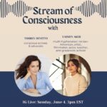 Torrey DeVitto Instagram - Tomorrow, Sunday June 4 @3pm EST and 12pm PST join us on IG LIVE. @torreydevitto I’m so excited to speak with host, actress and philanthropist Torrey Devitto on IG LIVE as a guest on her Stream of Consciousness IG LIVE 🤍 #podcast #mentalhealth #wellness #meditation #philanthropist #interview #torreydevitto #iglive