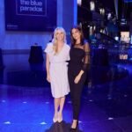 Torrey DeVitto Instagram - Feeling inspired after visiting #TheBlueParadox at @msichicago last night! 🌊 Let’s lower our plastic footprint, together. This immersive and educational exhibit created by @scj in partnership with @conservationorg 🌍 needs to be seen to believe!