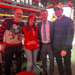 Torrey DeVitto Instagram - Surprised @jlapine17 with a @detroitredwings hockey game, but I guess he walked away with two surprises because this non-sports girl just turned into a HUGE redwings fan! Thanks for having us out, we will be back! #detroitredwings
