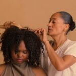 Tracee Ellis Ross Instagram – One of the many ways I use @patternbeauty’s new Interchangeable Curling Iron!  ⅜” barrel to create curl harmony—curling the straight stragglers to match the rest of the curls & coils. Thank you @curlyheadsay for letting me do your hair! Your hair reminds me of my Girlfriends era hair ☺️
