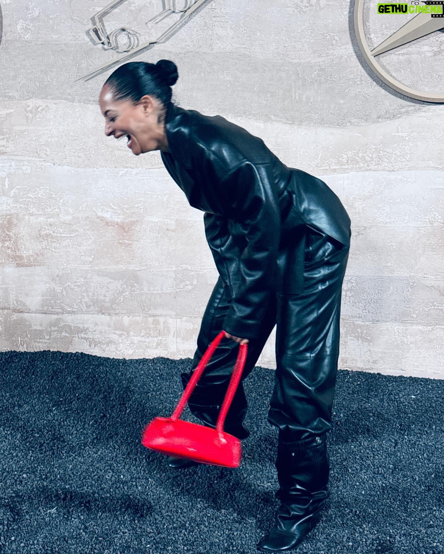 Tracee Ellis Ross Instagram - I put on some leatha and went to a car thing… thank you @mercedesbenzusa #g580
