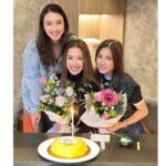 Tracy Chu Instagram - It's Jen's birthday, but I show up whenever there's cake. 🎂🎉🎊 Happy Birthday @jenniferjshum !♥️ @chiangel1110 @sandy.lausinting