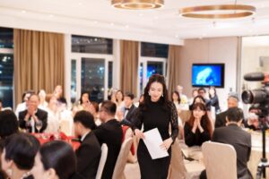 Tracy Chu Instagram - Delivering my first keynote speech.🎤 Thank you for inviting me to speak about my journey and allowing me to reflect on the path I have chosen. ♥️

Many people wonder if they are on the right path in life, but the experiences we accumulate at every turn will never go to waste. We may have to wait for a right time for them to become useful, but when it happens, it will all be worth it. ⭐️