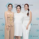 Tracy Chu Instagram – Work is most fun when you are among friends! @ghlchan @rahrahsong ❤️ Congratulations to @drglamhk on the opening of its brand new eye centre. 👁️👓👏

Hair: @jun_cy 
Makeup: @cyruslee_bridal_makeup 
Outfit: @anteprimahk 
Styled by: @wwchezw