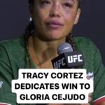 Tracy Cortez Instagram - Tracy Cortez dedicates her #NocheUFC win to “big sister” Gloria Cejudo, who died yesterday after a battle with cancer.